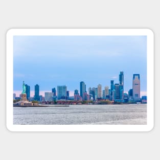 Statue of Liberty Jersey City Skyline Sticker